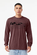 Whale's Tail *Limited Edition* H-Maroon Long Sleeve Tee Shirt