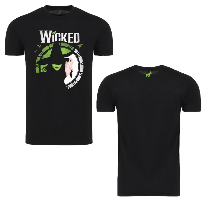 Wicked Unisex Distressed Clock Tee