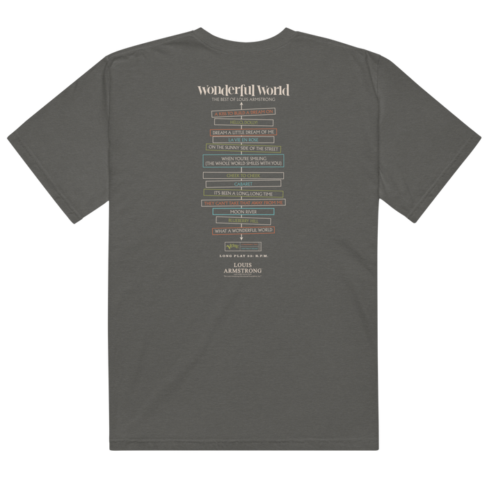Wonderful World Album Shirt - Pepper Back