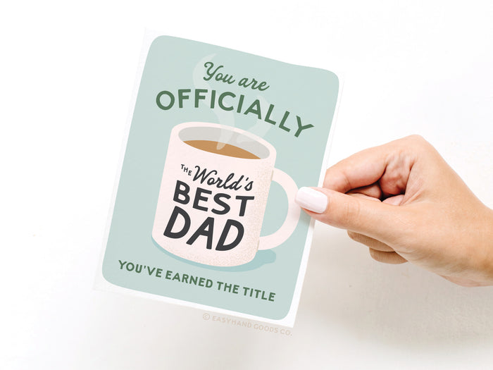 World's Greatest Dad Greeting Card - Onderkast Studio