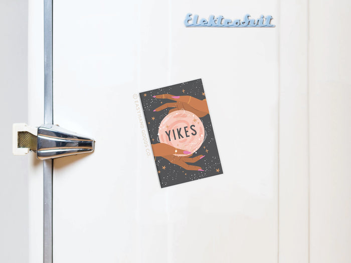 Yikes Fortune Teller Refrigerator Magnet